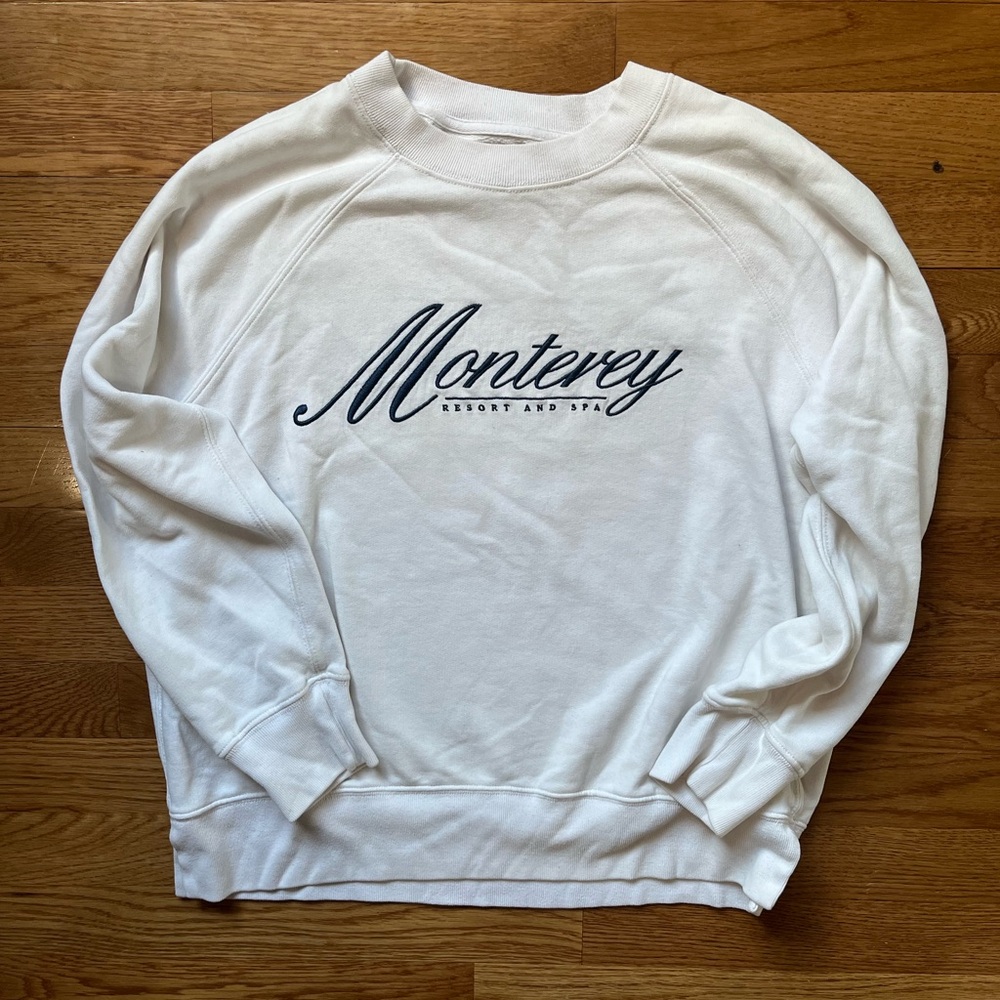 Abercrombie Soft AF Embroidered Crew Neck size small